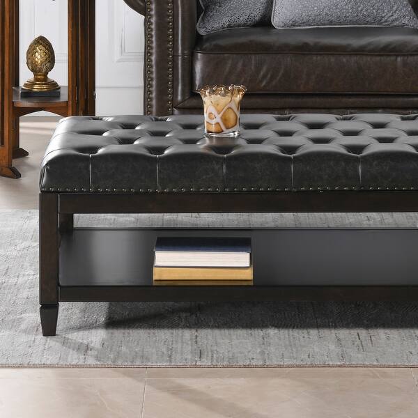 Shop The Gray Barn Black Bear Farmhouse Oak Tufted Cocktail