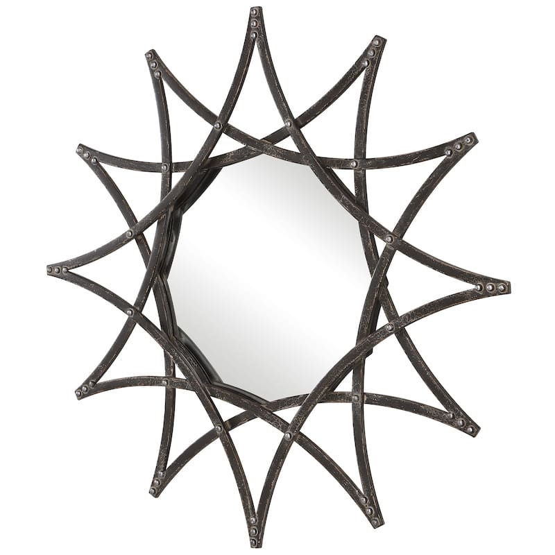 Uttermost Solaris Iron Star Mirror - 40 x 40 x 2.25