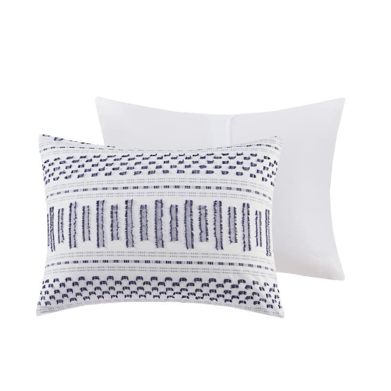 INK+IVY Rhea Cotton Jacquard Duvet Cover Mini Set