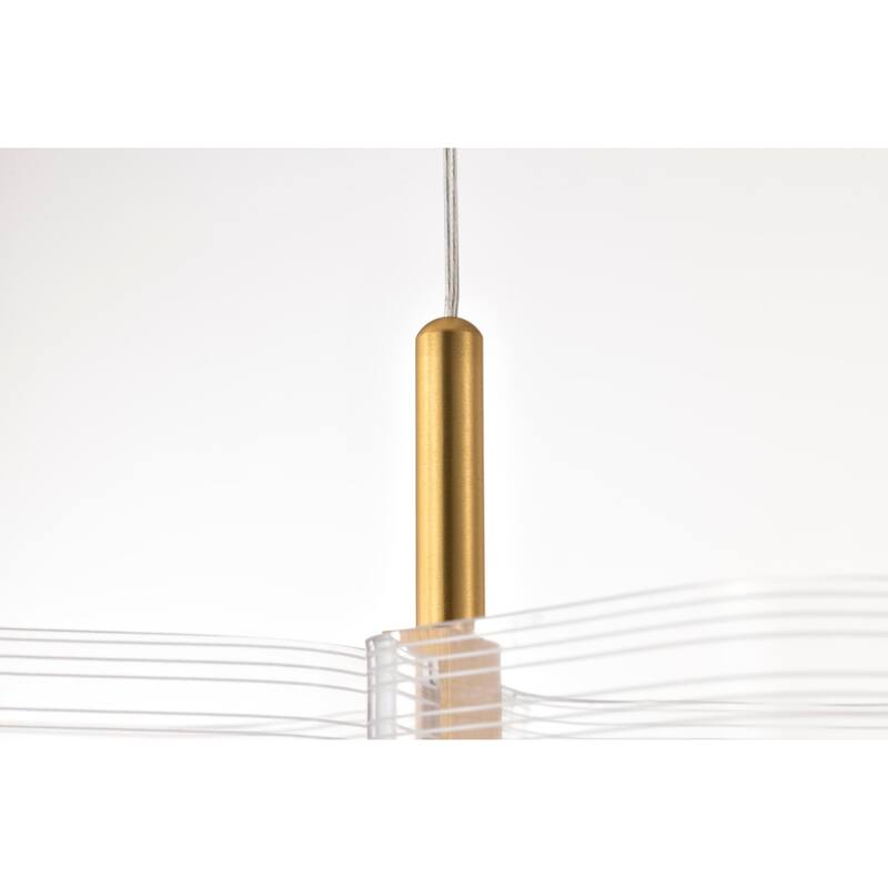 Kenzo LED 2 Light Mini Pendant Polished Anodized Bronze Finish Light Guide Panel - Polished Anodized Bronze