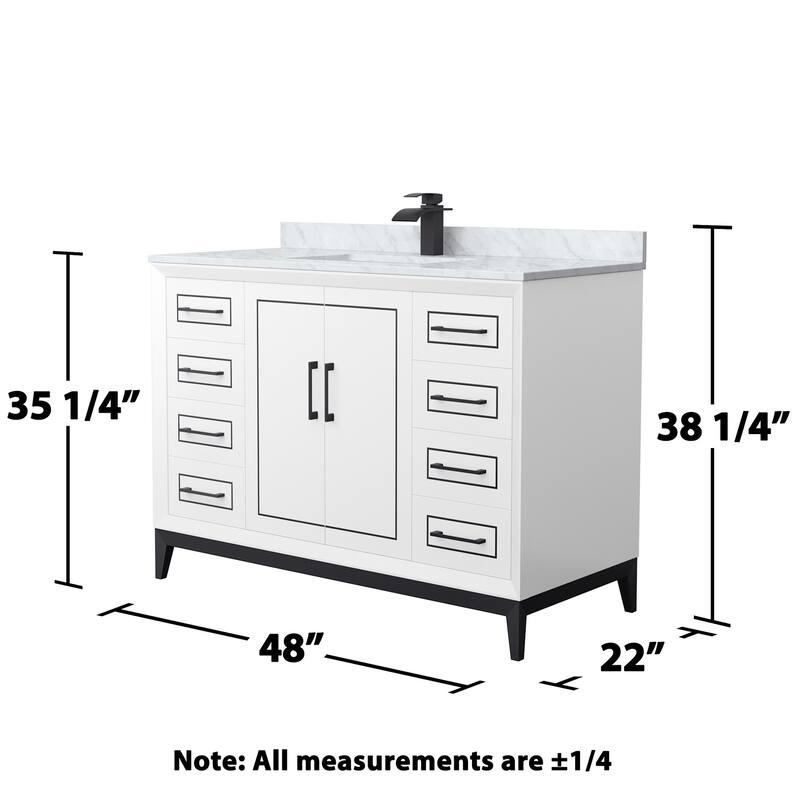 Wyndham Collection WCH515148S-NAT-UNSMXX Marlena 48" Free Standing