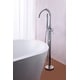 preview thumbnail 3 of 10, ANZZI Coral 2-Handle Freestanding Claw Foot Tub Faucet with Hand Shower in Matte Black