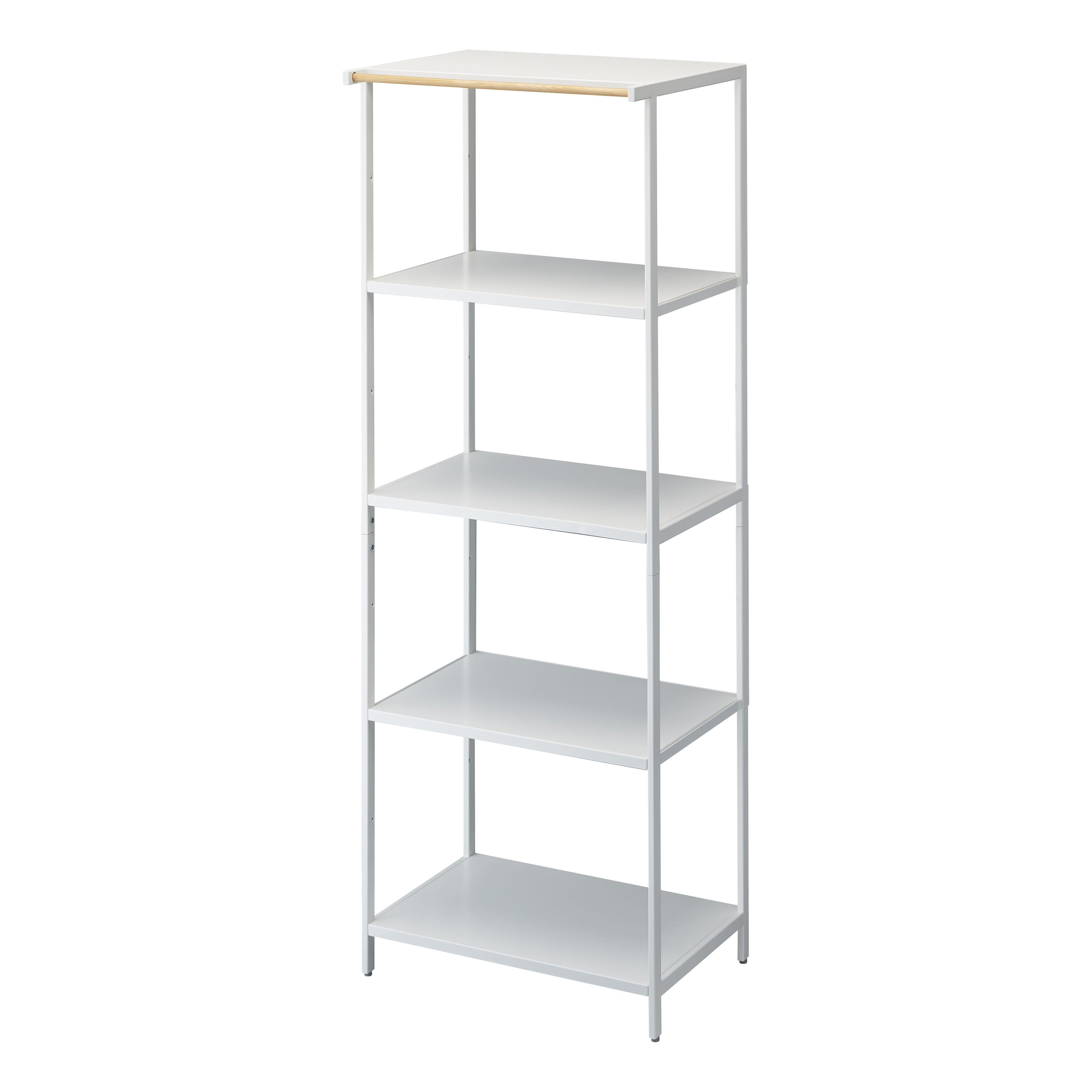 Yamazaki Home Storage Rack - Three Sizes, Steel, 67-Inch, Holds 64.9 lbs, Adjustable - L 18.31 x W 23.62 x H 66.93 inches