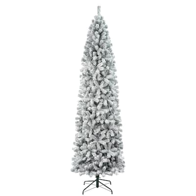 National Tree Company 9 ft. Acacia Flocked Tree - 9 Foot