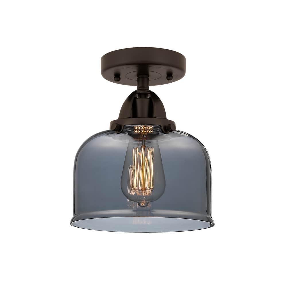 Innovations Lighting Nouveau 2 Bell - 1 Light 8" Semi-Flush Mount