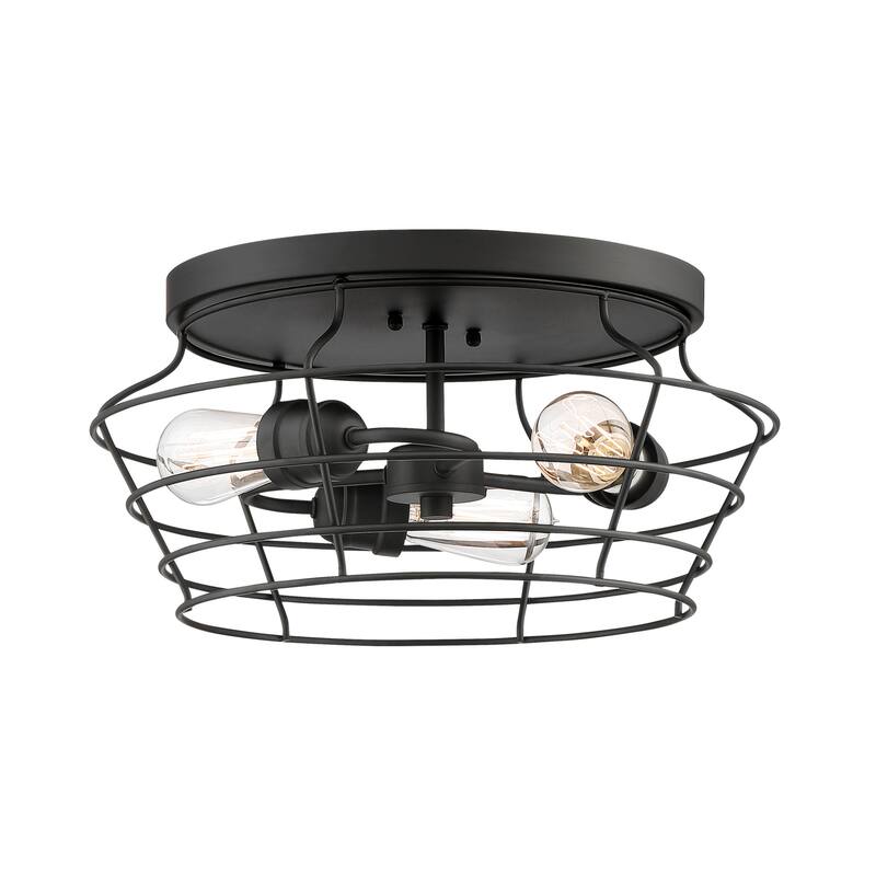 Craftmade Thatcher 3 Light 17" Wide Flush Mount Ceiling Fixture