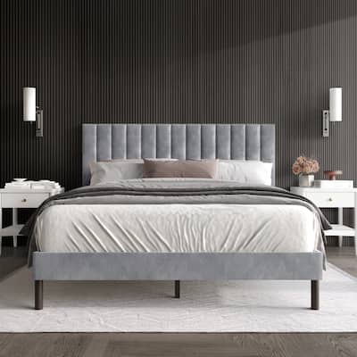 Clayfell Sitka Upholstered Platform Bed