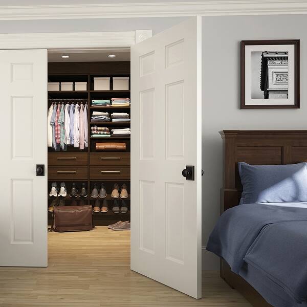 Schlage F10 And Add Andover Passage Door Knob Set With Decorative Overstock 16080190