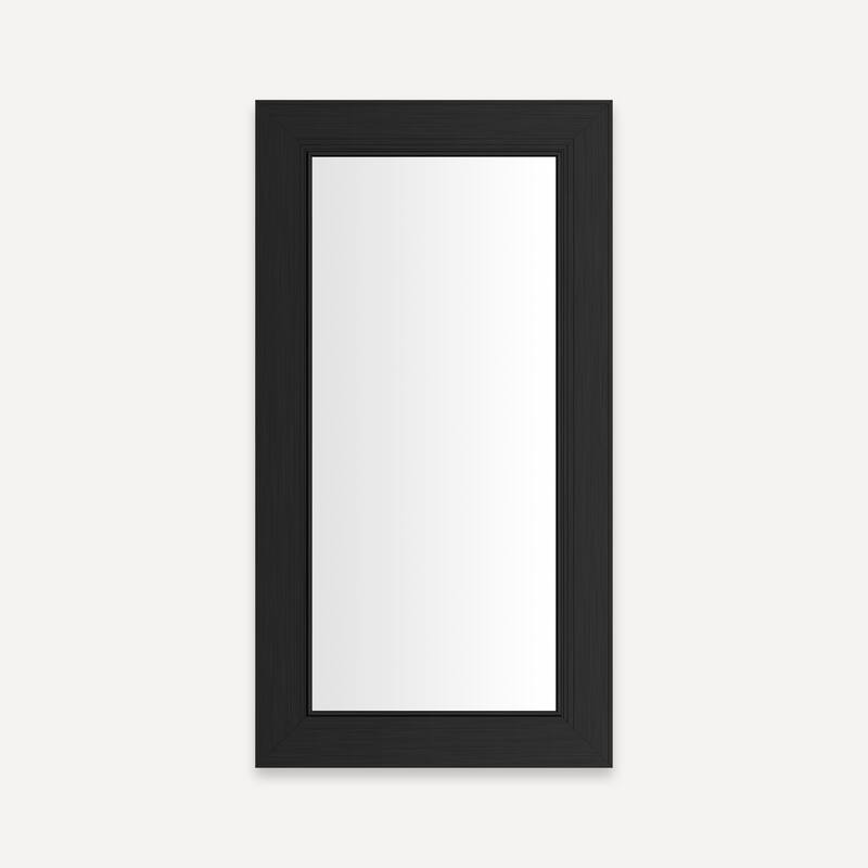 Robern DM1630ME Main Line 15-1/8" W x 29-7/8" H Traditional - Brushed Black