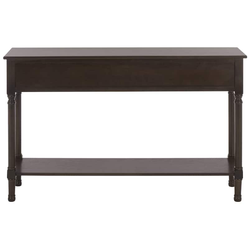 SAFAVIEH Jeanie 3-Drawer Bottom Shelf Console Table - 47.3" W x 13" L x 29.5" H - 47"W x 13"D x 30"H