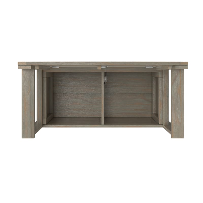 WYNDENHALL Halifax SOLID WOOD 36 inch Wide Transitional Small Entryway Storage Bench -  17"D x 36" W x 27.8"H