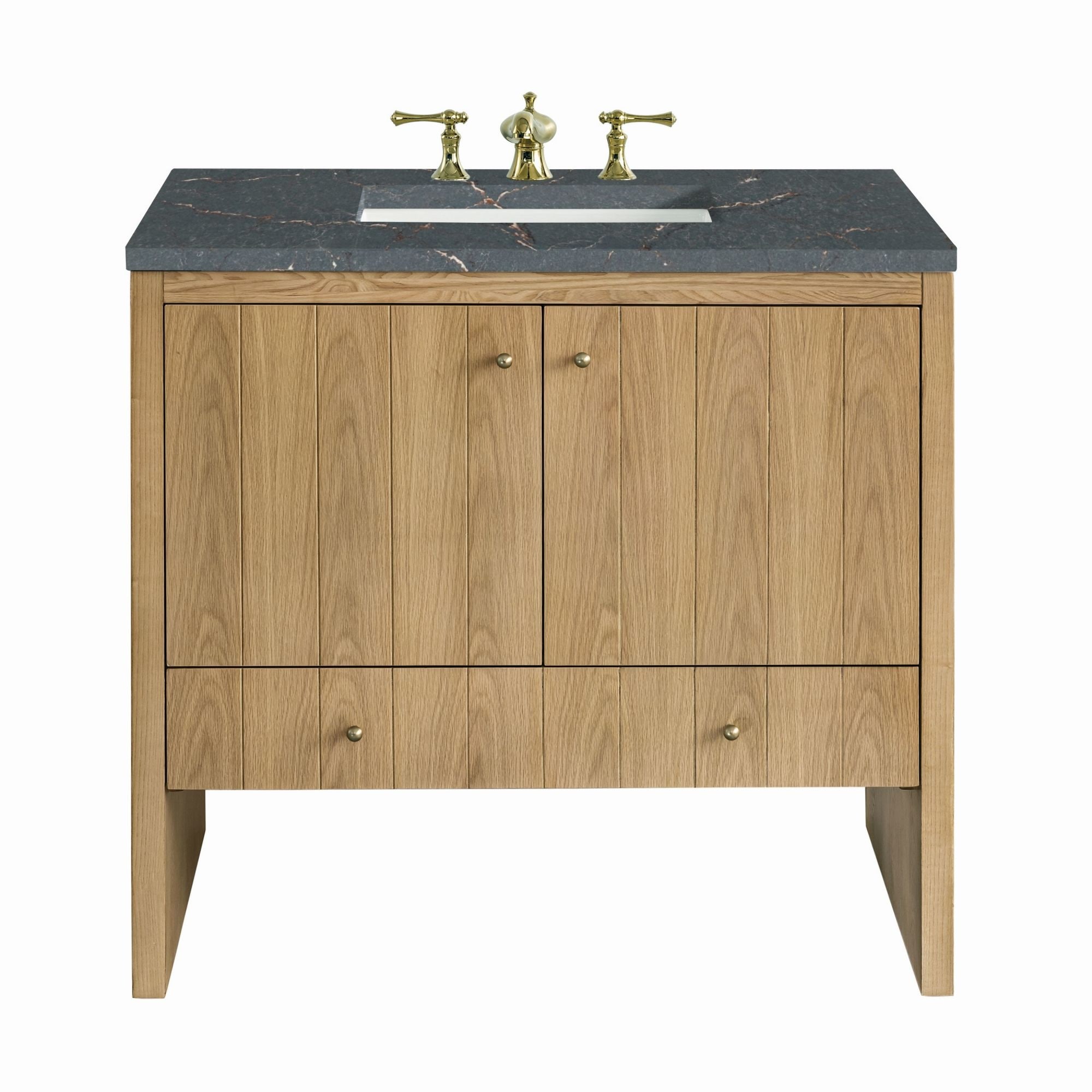James Martin Vanities 435-V36-3PBL Hudson 36" Free Standing Single