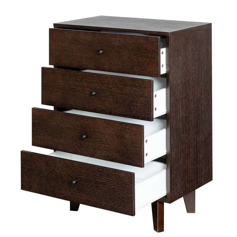 Wooden Dresser/Storge Cabinet with Retro Birch round handle
