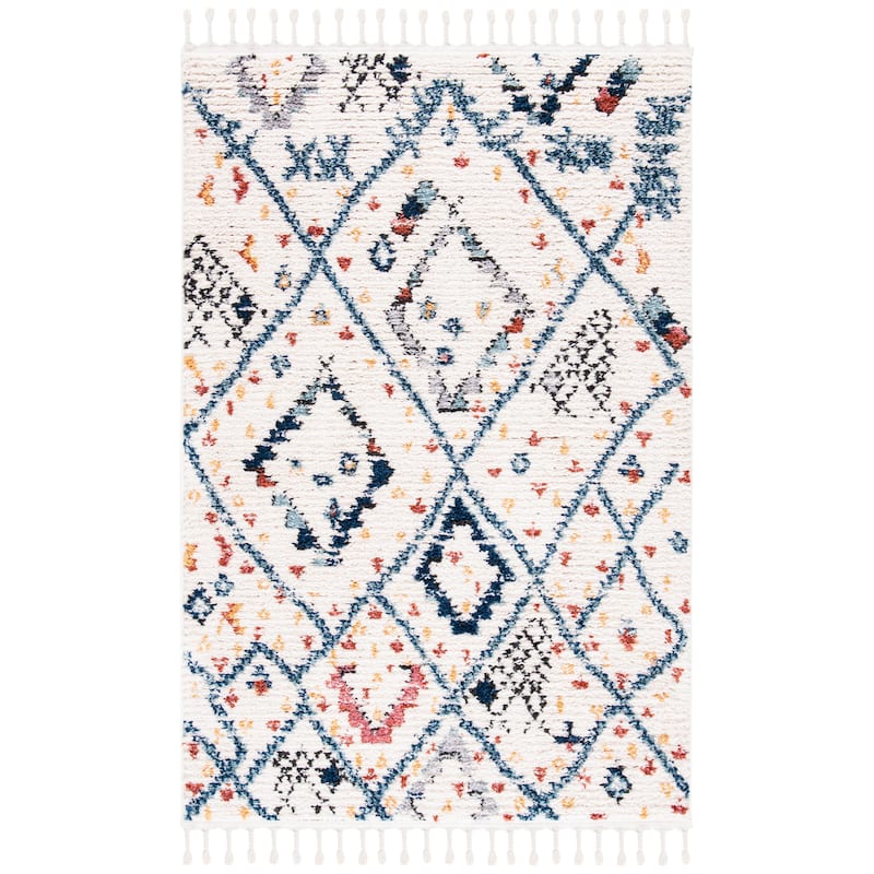 SAFAVIEH Morocco Jacqueline Tribal Rug - 2' x 5' - Ivory/Multi