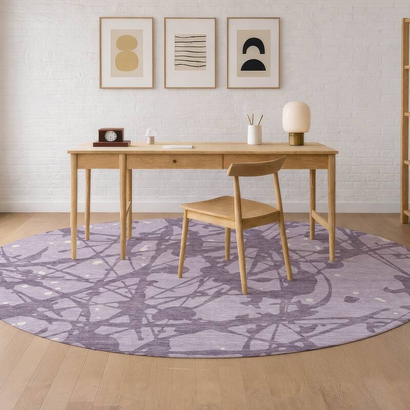 Machine Washable Indoor/ Outdoor Modern Campo Chantille Rug