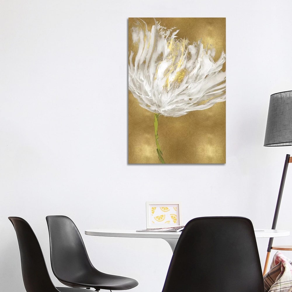 iCanvas "Tulips on Gold I" by Vanessa Austin Canvas Print
