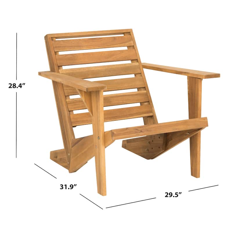 SAFAVIEH Outdoor Living Lanty Adirondack / Natural