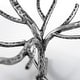 preview thumbnail 12 of 16, 247 Shop At Home Lalia Modern Hammered Metal Tree Branch Side Table