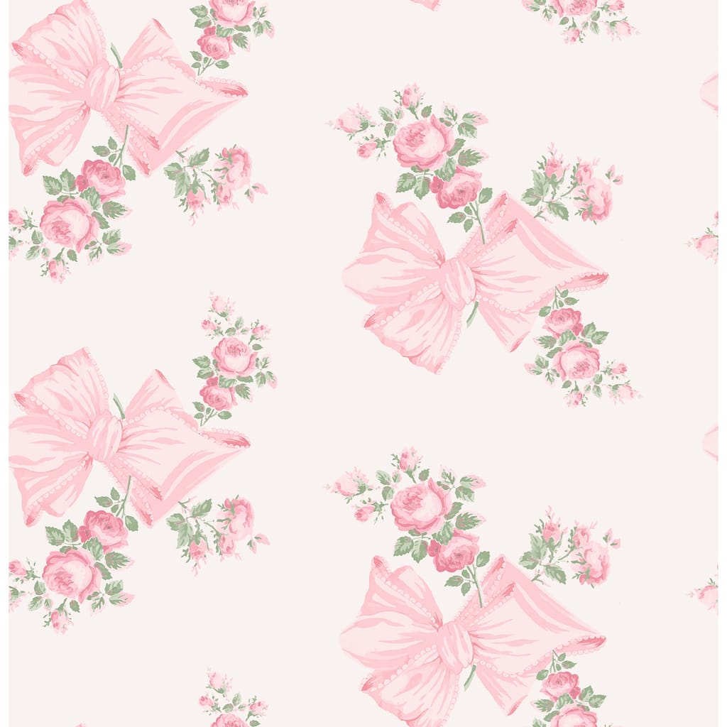 LoveShackFancy Rosa Beaux Pink Peel and Stick Wallpaper