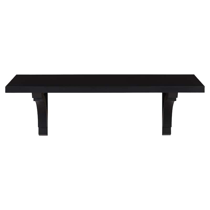 Kate and Laurel Corblynd Traditional Wood Wall Shelf