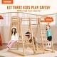 preview thumbnail 2 of 6, VEVOR Indoor Jungle Gym Toddler Indoor Playground, Wooden Toddler Climbing Toys Indoor