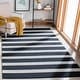 preview thumbnail 3 of 12, SAFAVIEH Handmade Metro Tietje Stripe Wool Rug