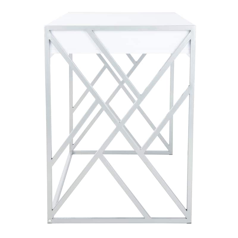 SAFAVIEH Manila Modern Dual-Tone 1-Drawer Desk