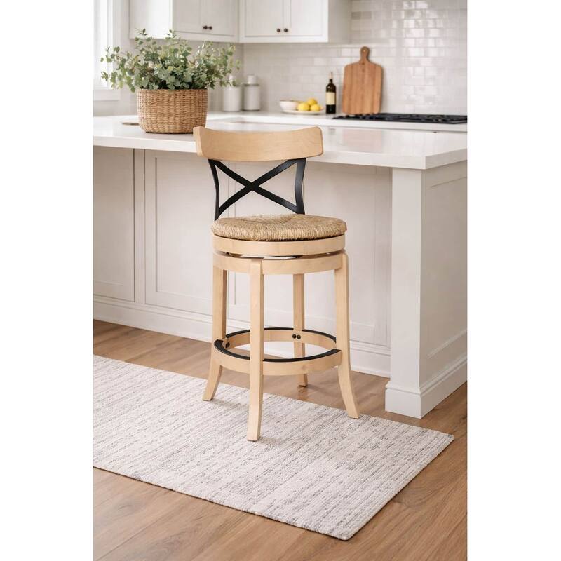 Myrtle Swivel Counter Stool - Blonde