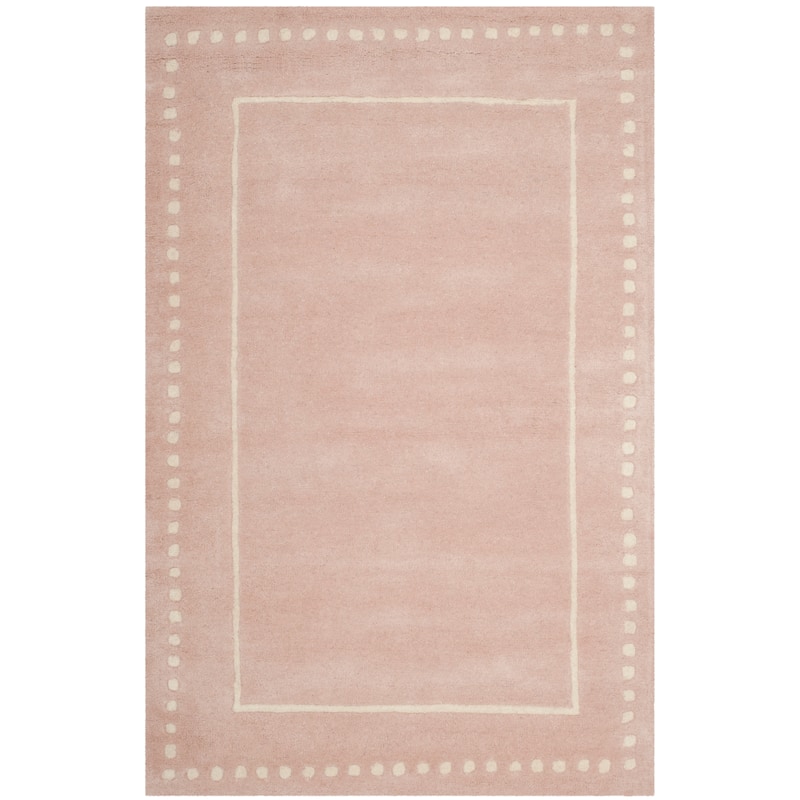 SAFAVIEH Handmade Bella Alverta Dotted Border Wool Rug