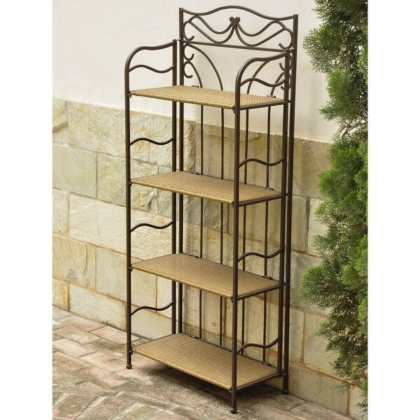 Valencia 4 tier Folding Bakers Rack On Sale Bed Bath Beyond 6167608
