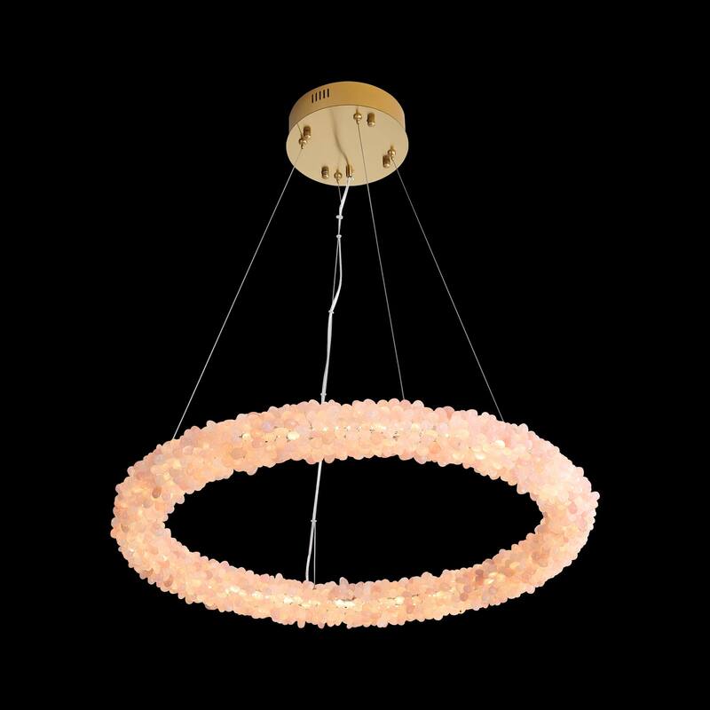Golden Lighting 6884-22 Corallo 22" Wide Ring Chandelier