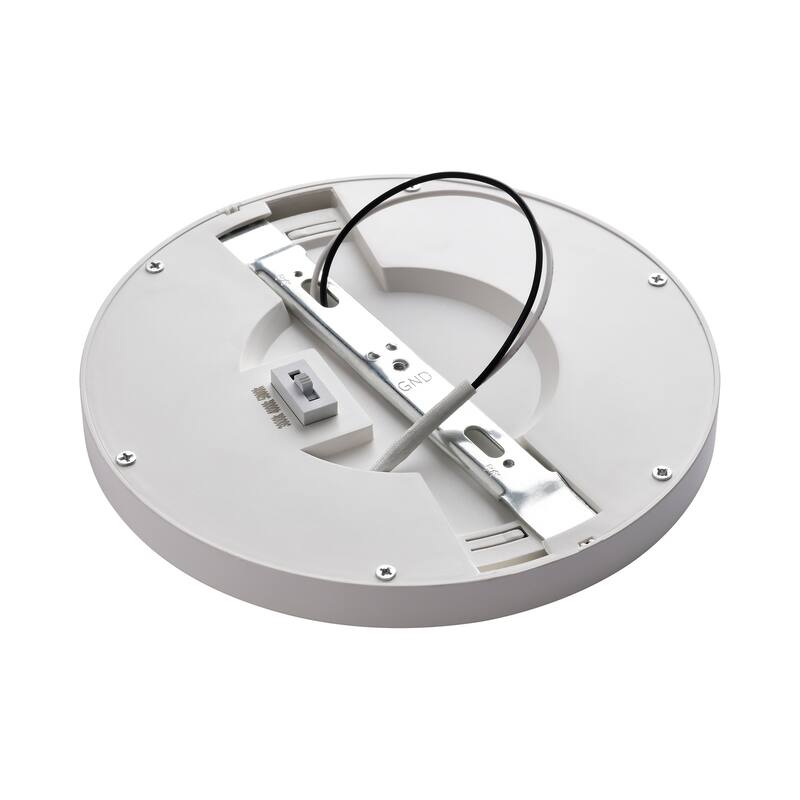 White Round Flat 3000K 4000K 5000K Integrated LED Flush Mount Ceiling Light Disk Light for Hallway Living Room