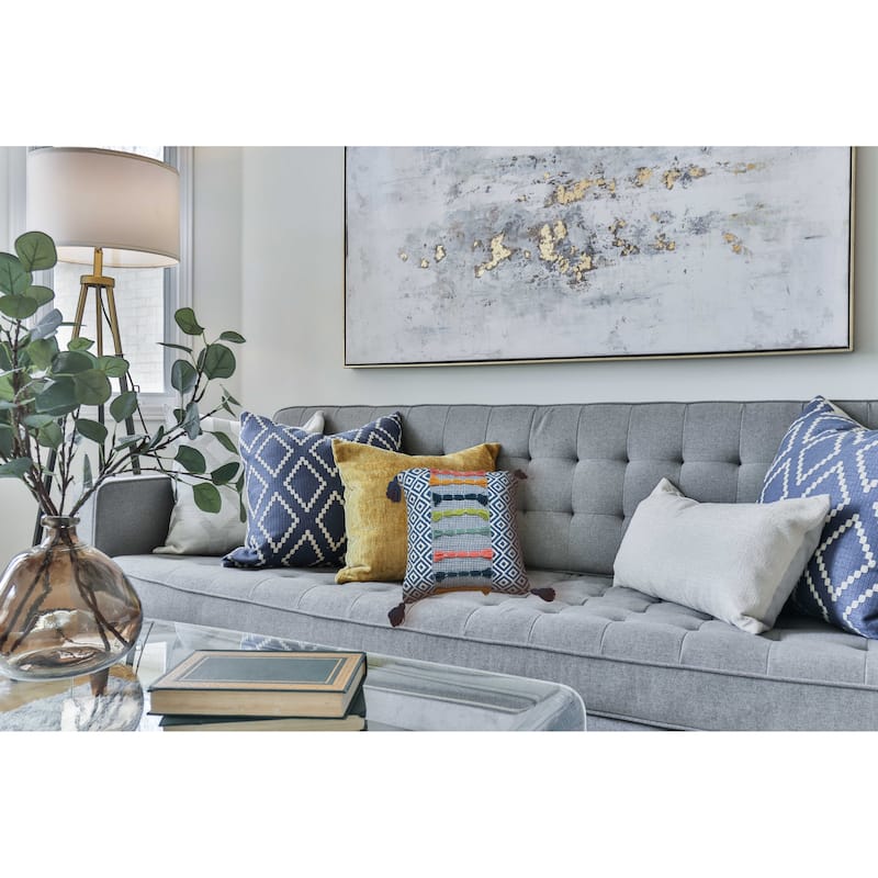 20" x 20" Ciara Tassel Throw Pillow