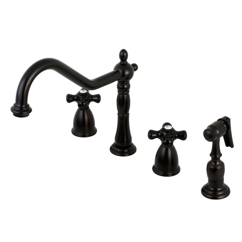 Kingston Brass Duchess 1.8 GPM Widespread Kitchen Faucet - Includes