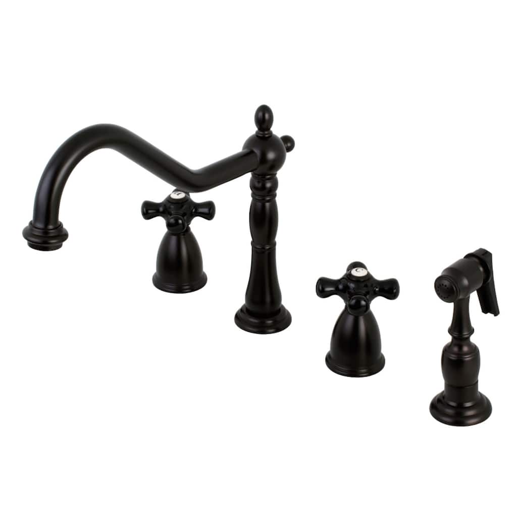 Kingston Brass Duchess 1.8 GPM Widespread Kitchen Faucet - Includes