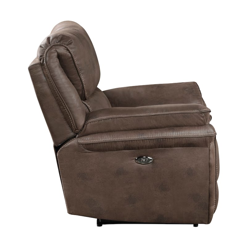 Regina Microfiber Power Double Reclining Sofa