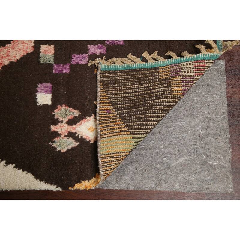 Tribal Oriental Moroccan Dining Room Area Rug Wool Hand-knotted Carpet - 9'0" x 11'6"