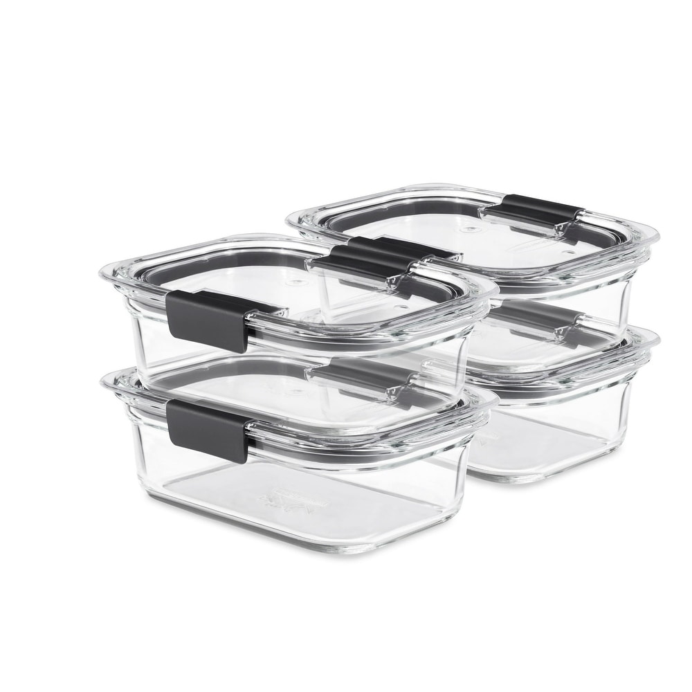 Prime Cook RECTANGULAR GLASS FOOD CONTAINER WITH LID 3 Piece SET - clear -  On Sale - Bed Bath & Beyond - 32274973