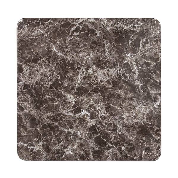 Shop Offex 24 Square Gray Marble Laminate Restaurant Dining Table Top Grey Overstock 27383479