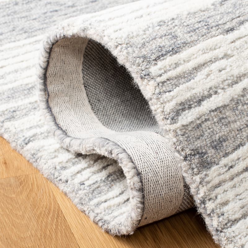SAFAVIEH Handmade Metro Annarosa Modern Abstract Wool Rug