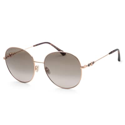 Jimmy Choo Women's Birdie 60mm Gold Havana Sunglasses BIRDIES-006J-HA