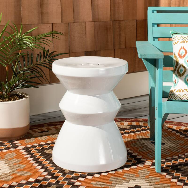 SAFAVIEH Verdie Indoor / Outdoor Ceramic Decorative Garden Stool