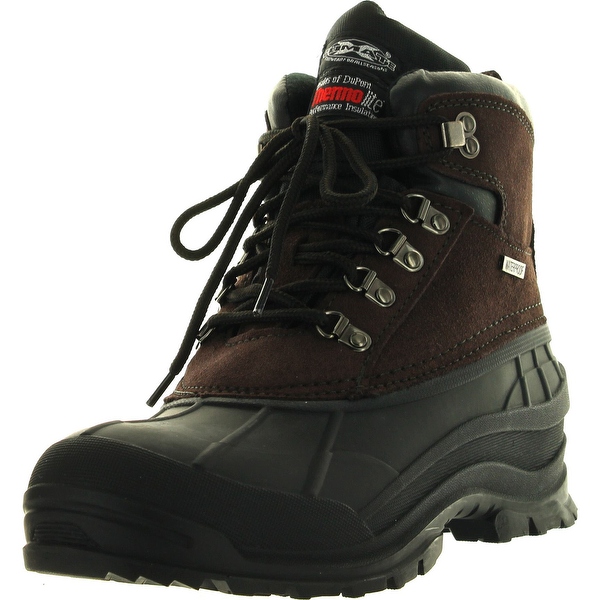weatherproof mens traveler ii insulated winter flat heel boots