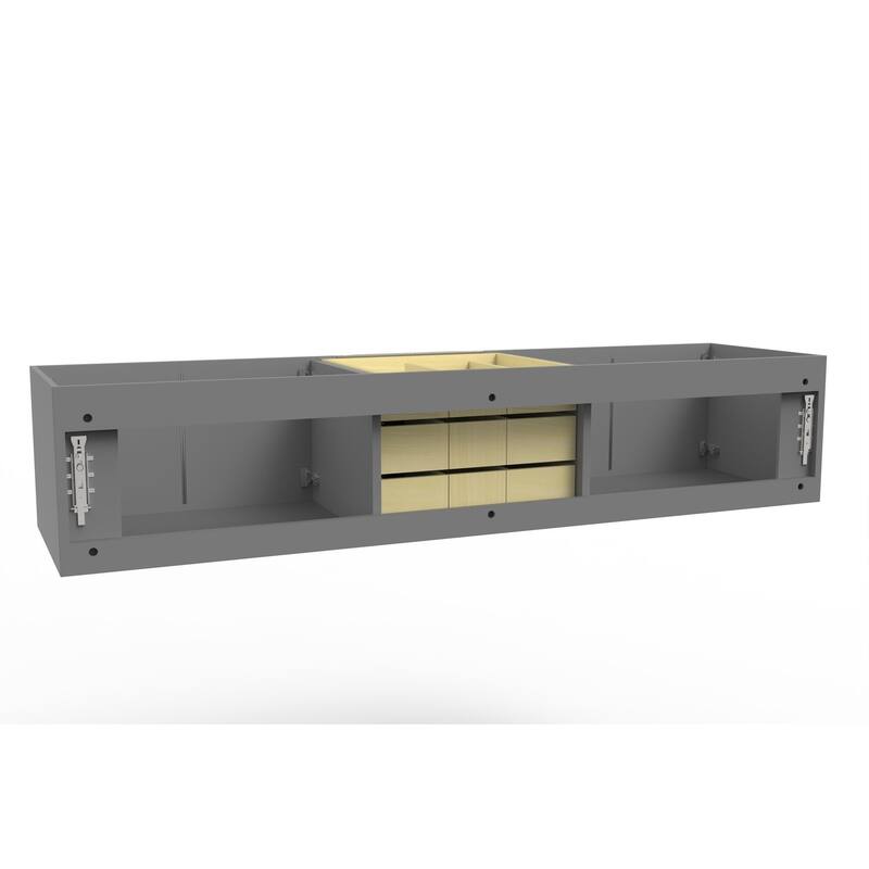 Alpine 72" Wall Mounted Bathroom Vanity (Base Only)