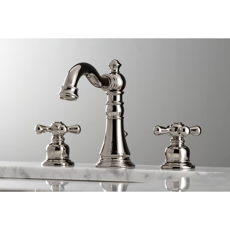 American Classic 8 in. Widespread Bathroom Faucet - Polished Nickel