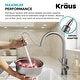 preview thumbnail 7 of 22, Kraus Oletto 1-Handle 2-Function Pulldown Kitchen Faucet