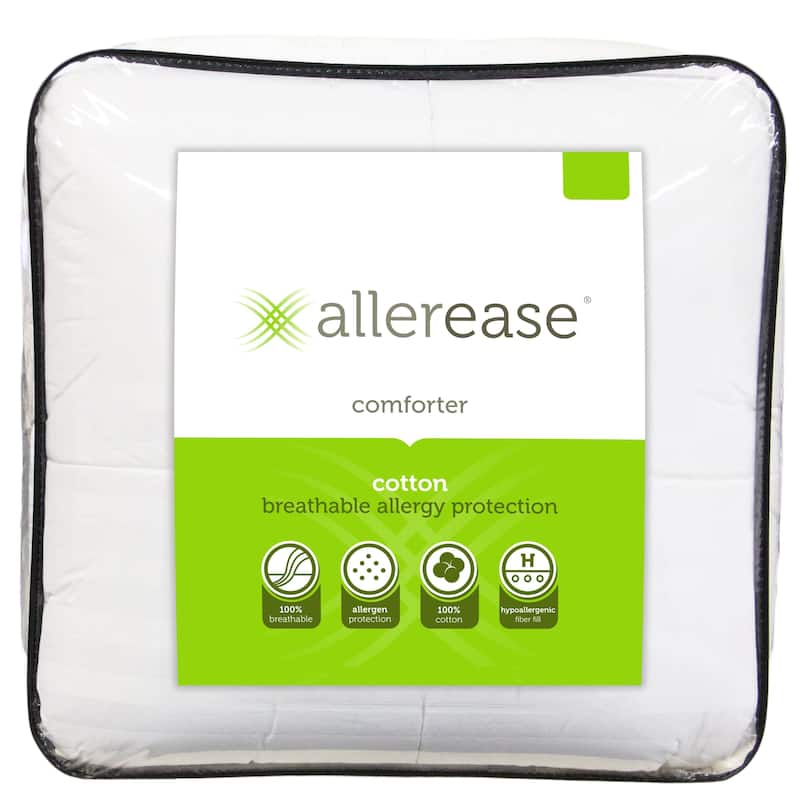 AllerEase Cotton Hypoallergenic Comforter - Full - Queen