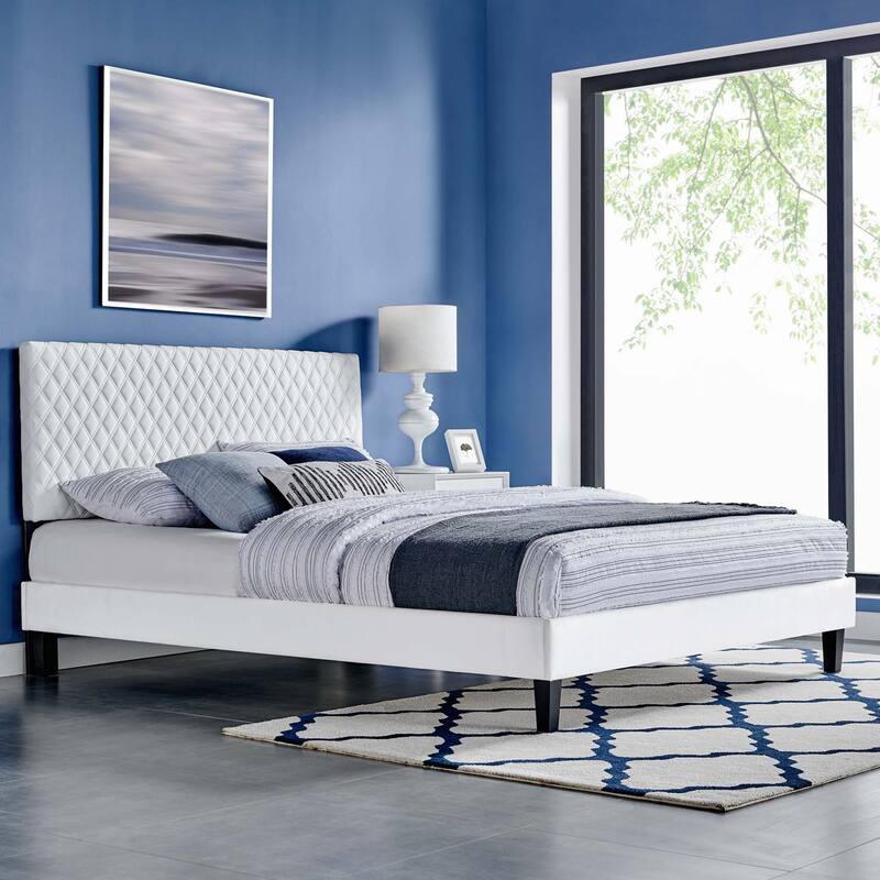 Garcelle Performance Velvet King Platform Bed