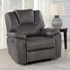 preview thumbnail 11 of 10, Steve Silver Kameryn Faux Leather Manual Recliner
