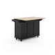 preview thumbnail 11 of 44, Homestyles Mobile Kitchen Island Cart with Wood Top and Dropleaf Breakfast Bar